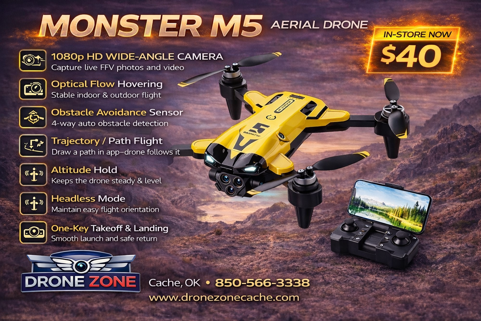 Monster M5/S9 Intermediate aerial drone