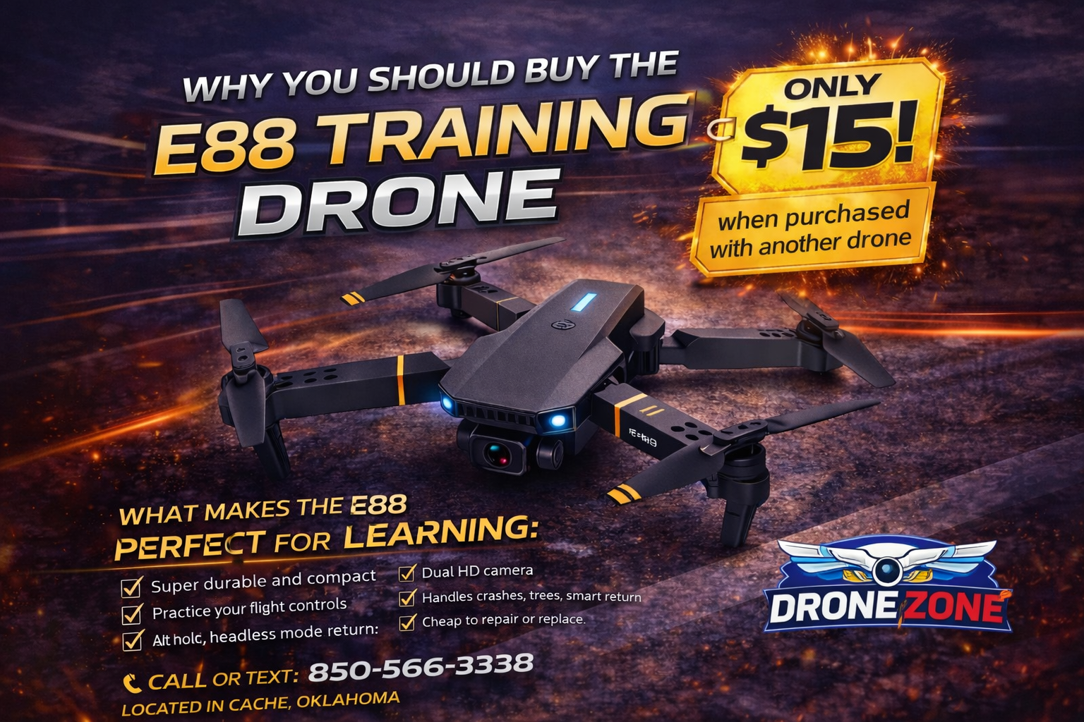 E88 training drone