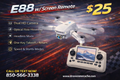 E88 w/ screen remote